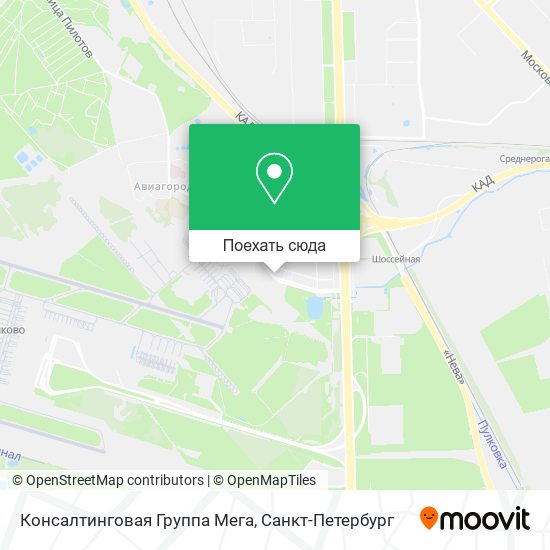 Карта Консалтинговая Группа Мега