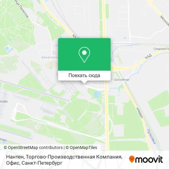 Карта Нантен, Торгово-Производственная Компания, Офис