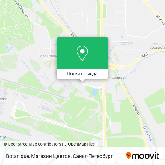 Карта Botanique, Магазин Цветов