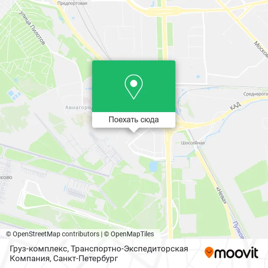 Карта Груз-комплекс, Транспортно-Экспедиторская Компания