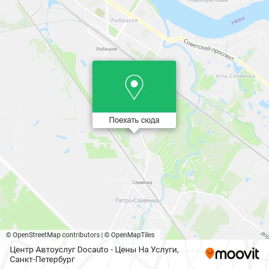 Карта Центр Автоуслуг Docauto - Цены На Услуги
