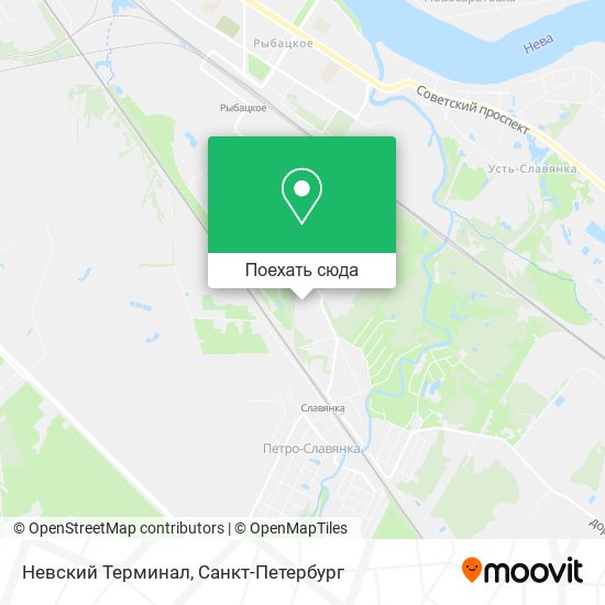 Карта Невский Терминал