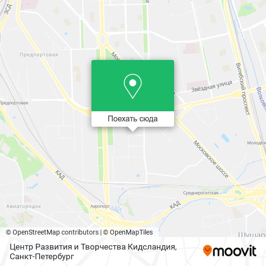 Карта Центр Развития и Творчества Кидсландия