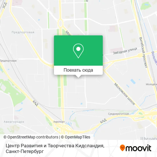 Карта Центр Развития и Творчества Кидсландия