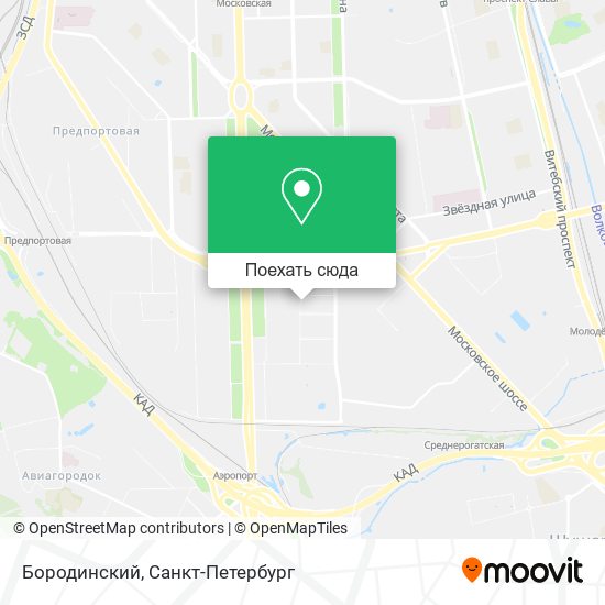 Карта Бородинский