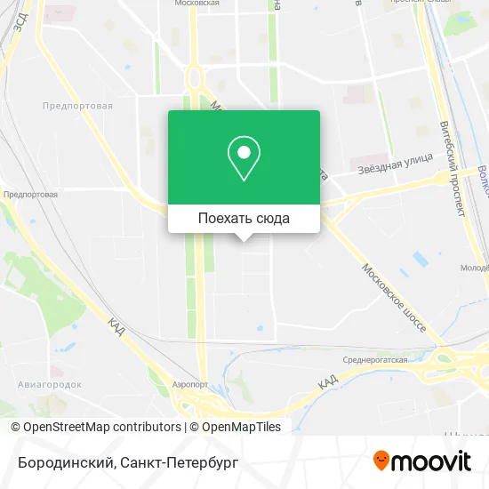 Карта Бородинский