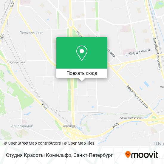 Карта Студия Красоты Комильфо
