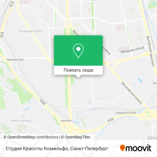 Карта Студия Красоты Комильфо