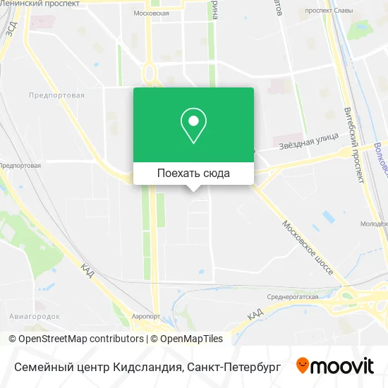 Карта Семейный центр Кидсландия