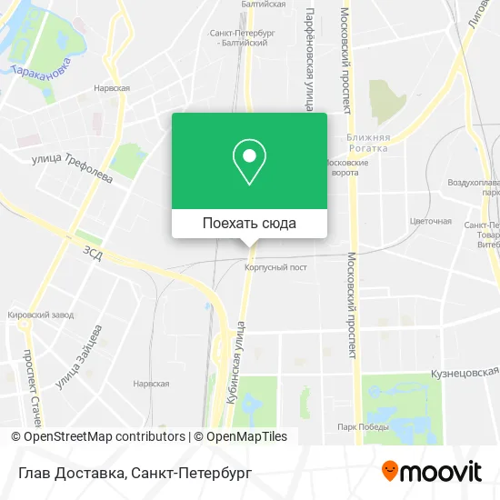 Карта Глав Доставка