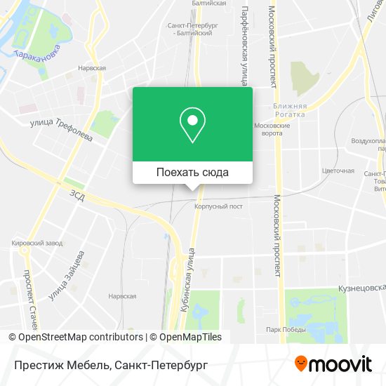 Карта Престиж Мебель