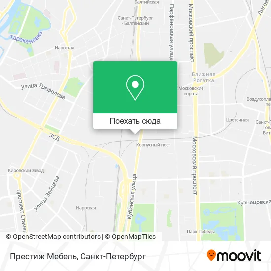 Карта Престиж Мебель