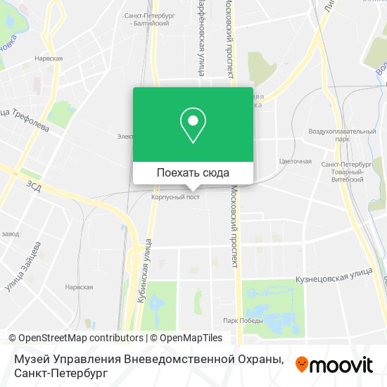 Карта Музей Управления Вневедомственной Охраны