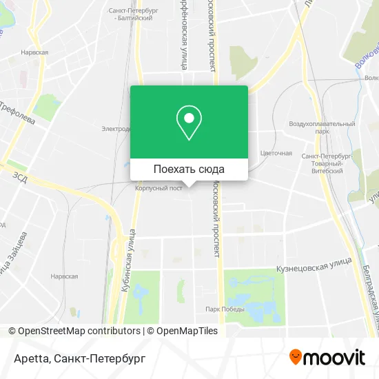 Карта Apetta