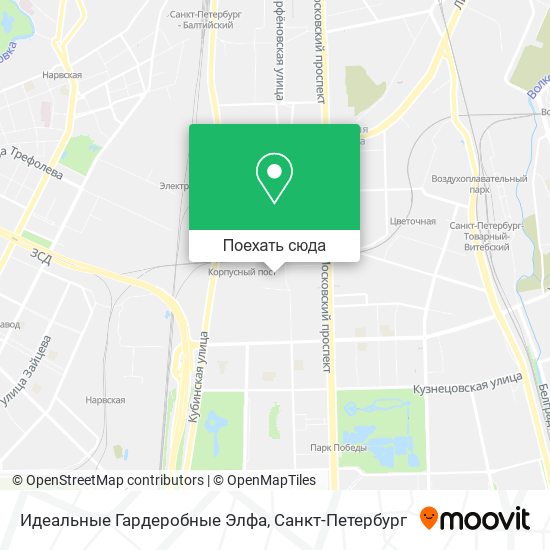 Карта Идеальные Гардеробные Элфа