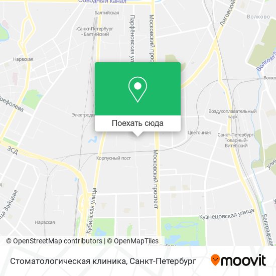 Карта Стоматологическая клиника