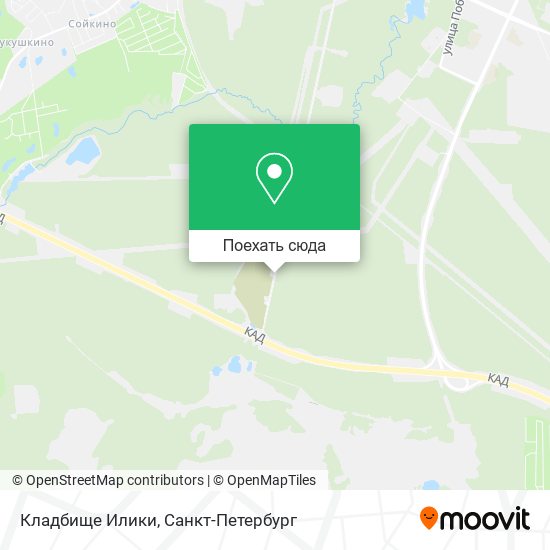 Карта Кладбище Илики