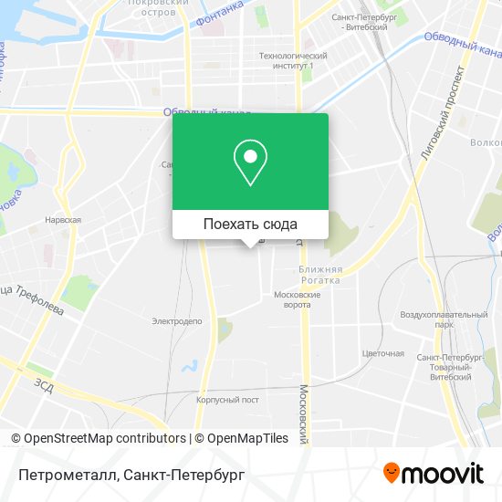 Карта Петрометалл