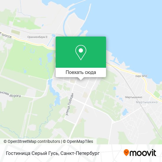 Карта Гостиница Серый Гусь
