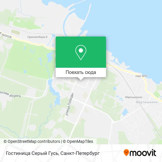 Карта Гостиница Серый Гусь