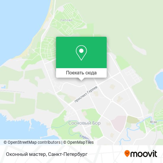 Карта Оконный мастер