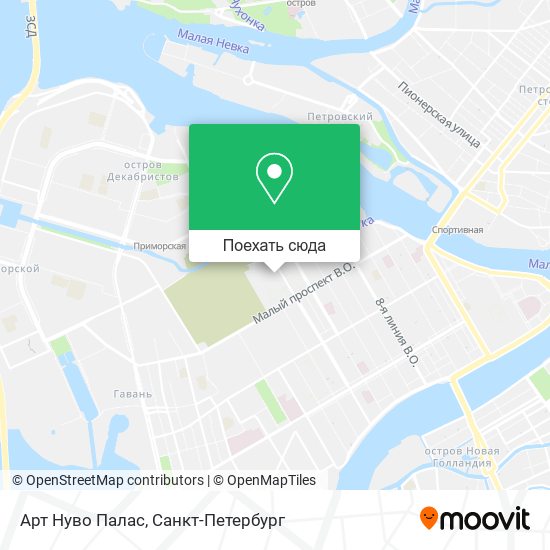 Карта Арт Нуво Палас