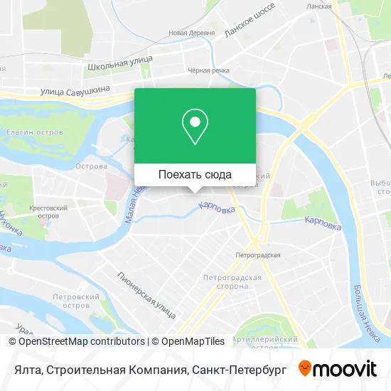 Карта Ялта, Строительная Компания