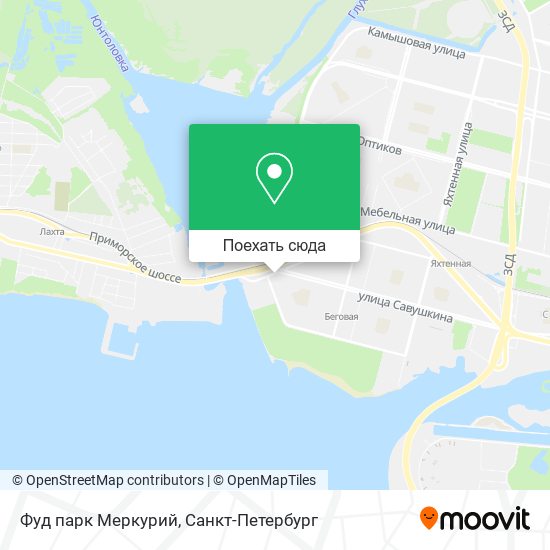 Карта Фуд парк Меркурий