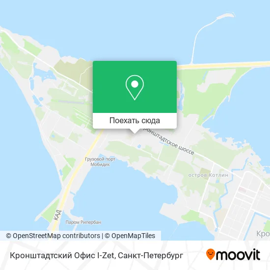 Карта Кронштадтский Офис I-Zet