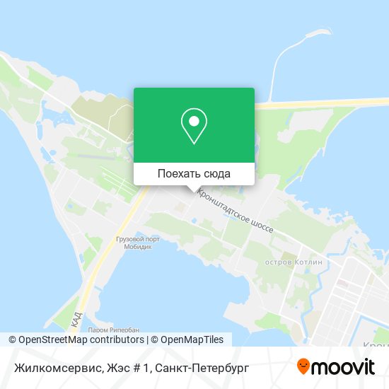 Карта Жилкомсервис, Жэс # 1