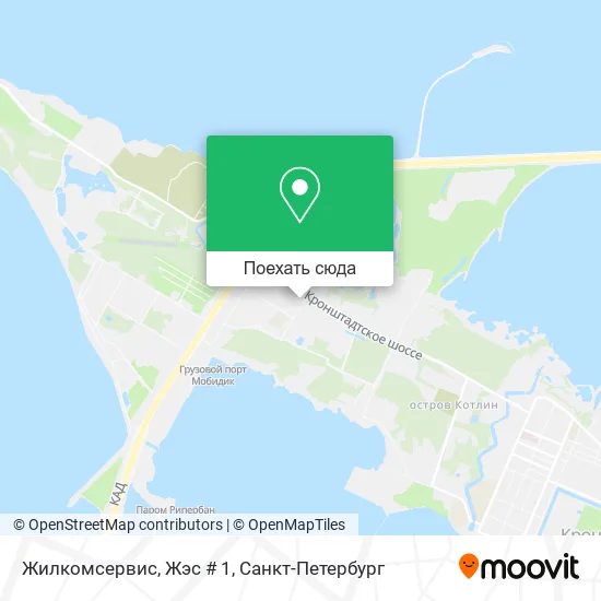 Карта Жилкомсервис, Жэс # 1