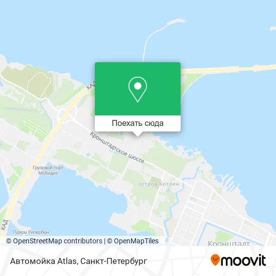 Карта Автомойка Atlas