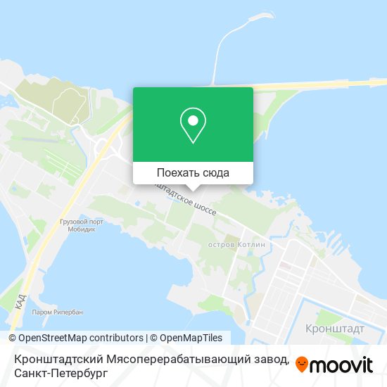 Карта Кронштадтский Мясоперерабатывающий завод