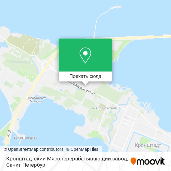 Карта Кронштадтский Мясоперерабатывающий завод
