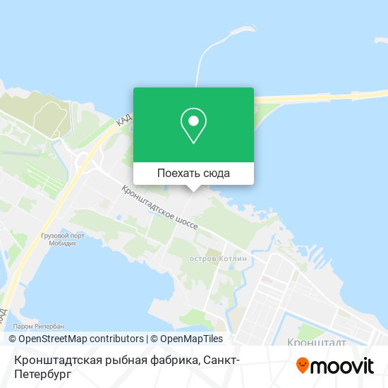 Карта Кронштадтская рыбная фабрика
