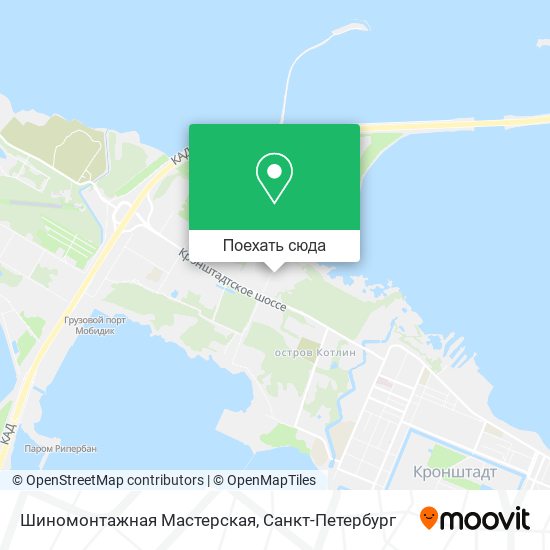 Карта Шиномонтажная Мастерская