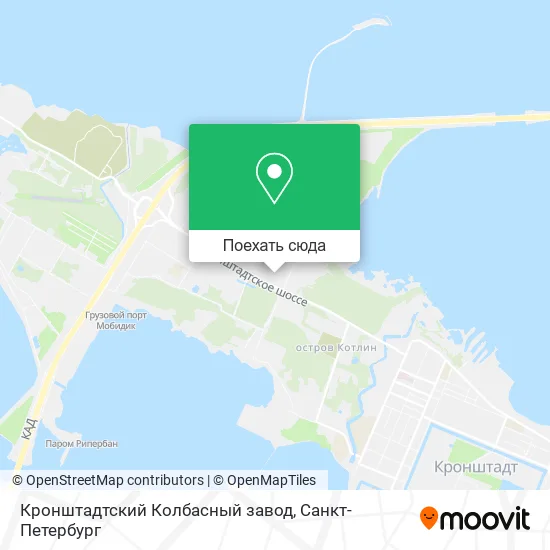 Карта Кронштадтский Колбасный завод