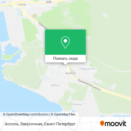 Карта Ассоль, Закусочная