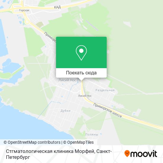Карта Стгматологическая клиника Морфей