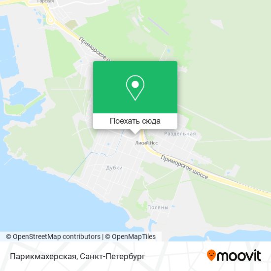 Карта Парикмахерская