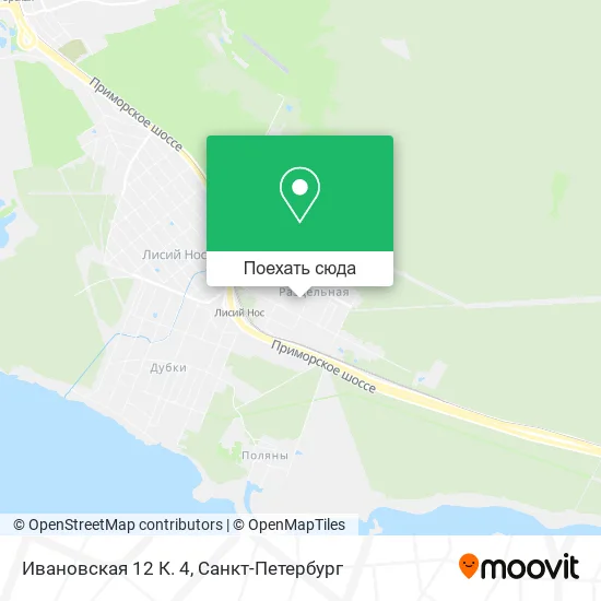 Карта Ивановская 12 К. 4