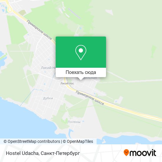 Карта Hostel Udacha
