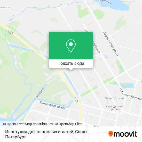Карта Изостудия для взрослых и детей