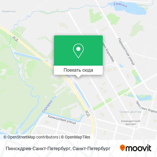 Карта Пинскдрев-Санкт-Петербург