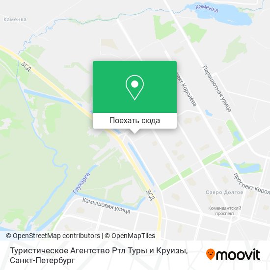 Карта Туристическое Агентство Ртл Туры и Круизы