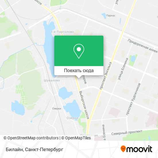 Карта Билайн