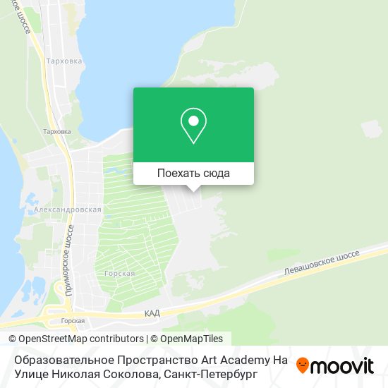 Карта Образовательное Пространство Art Academy На Улице Николая Соколова