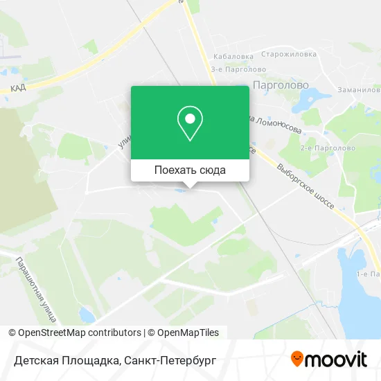 Карта Детская Площадка