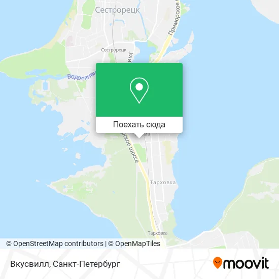 Карта Вкусвилл