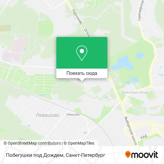 Карта Побегушки под Дождем